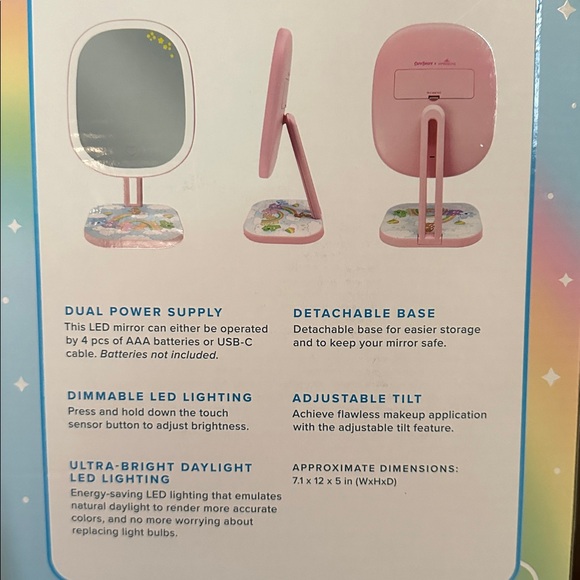 NWT Impressions Care Bears Highlight LED Makeup Mirror - Picture 4 of 7